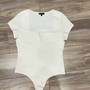 Shinestar White Bodysuit